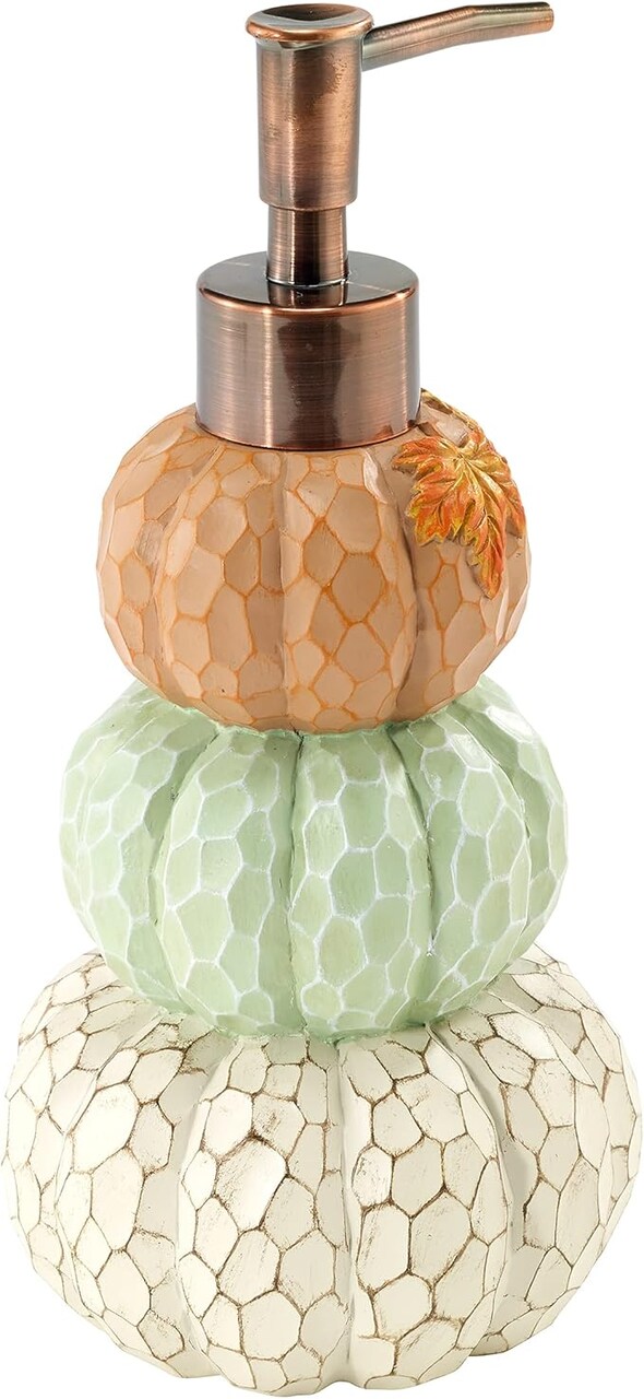 Soap Dispenser/Lotion Pump, Fall-inspired Bathroom Accessories (Grateful Patch Collection)
